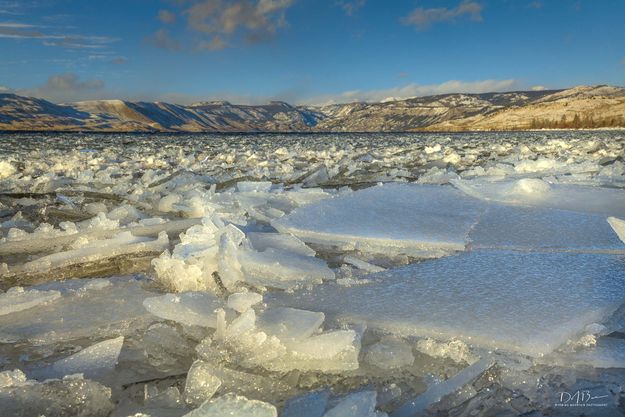 Pack Ice At Sandy Beach. Photo by Dave Bell.