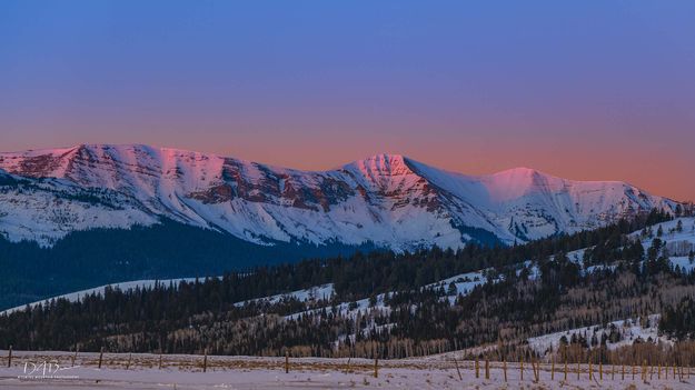 Beautiful Triple Peak. Photo by Dave Bell.