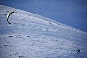 Para Skiing At Craters. Photo by Dave Bell.