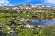 Mt. Baldy Reflection. Photo by Dave Bell.