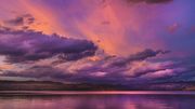 Pastel Sunset Over Fremont Lake. Photo by Dave Bell.