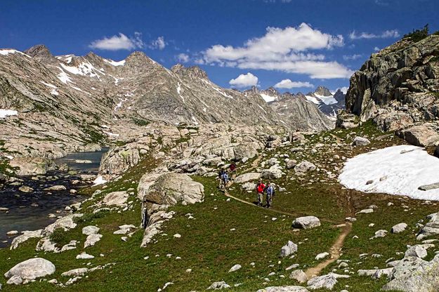 Into Titcomb Basin. Photo by Dave Bell.