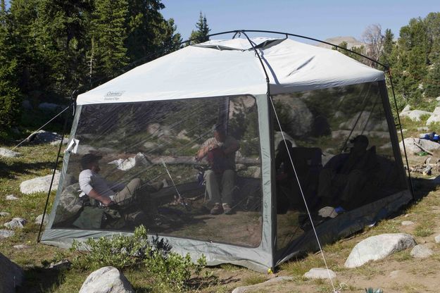 Our Mosquito Escape. Photo by Dave Bell.