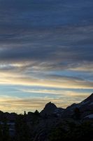 Stroud Peak Silhouette. Photo by Dave Bell.