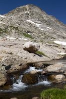 Sky Pilot Peak Above Elbow Creek. Photo by Dave Bell.