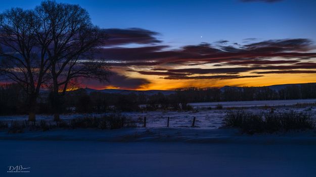 Mars In The Eastern Sky. Photo by Dave Bell.