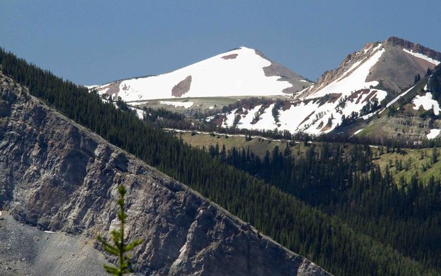 Very White Wyoming Peak. Photo by Dave Bell.