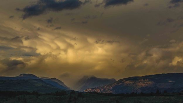 Stormy Up Pine Creek Canyon. Photo by Dave Bell.