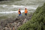 Geologists At The River. Photo by Dave Bell.