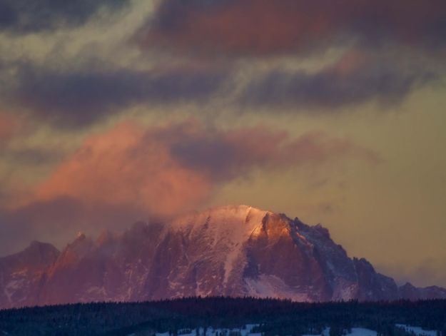 Fremont Peak Sunset. Photo by Dave Bell.