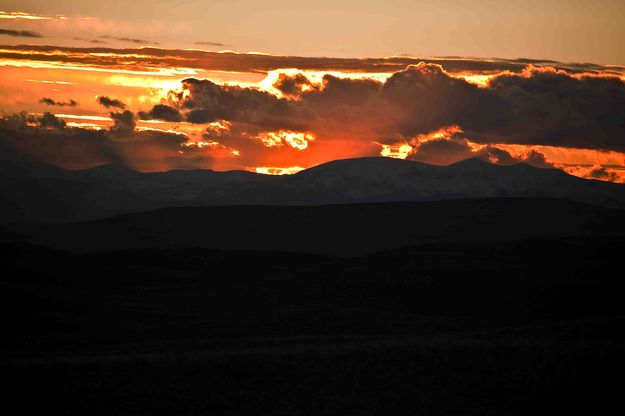 Wyoming Range Sunset. Photo by Dave Bell.