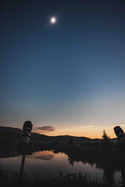 Twilight At Totality. Photo by Dave Bell.