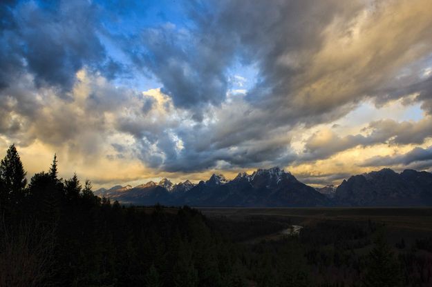 Stormy Morning In Grand Teton. Photo by Dave Bell.