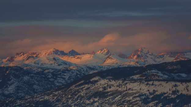 Northern Range Sunset Color. Photo by Dave Bell.