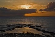 Sun Flare Behind Cloud. Photo by Dave Bell.