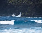 Blowhole and Rugged Shoreline. Photo by Dave Bell.