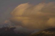 Sunset Clouds--Lifting Clouds. Photo by Dave Bell.