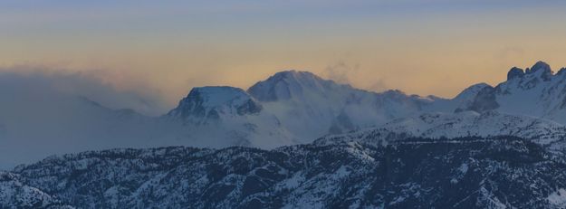 Cold And Windy On Sky Pilot. Photo by Dave Bell.