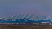 Soft Morning Highlights The Sawtooth. Photo by Dave Bell.