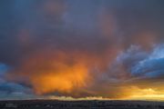 Sunset Virga Over Pinedale. Photo by Dave Bell.
