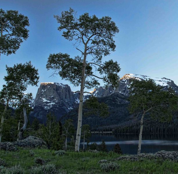 First Light On Square Top. Photo by Dave Bell.