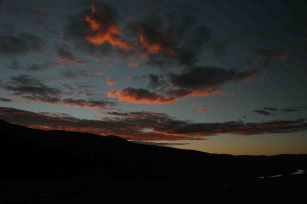 Red Sunset Clouds. Photo by Dave Bell.