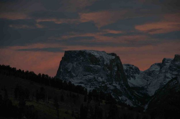 Alpenglow and Square Top. Photo by Dave Bell.