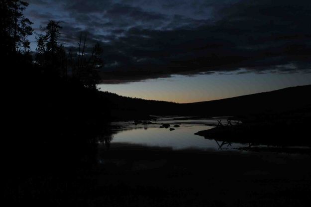 Remnants Of Day Reflects On Green River. Photo by Dave Bell.