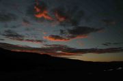 Red Sunset Clouds. Photo by Dave Bell.