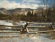 New Fork Buck Rail Fence. Photo by Dave Bell.