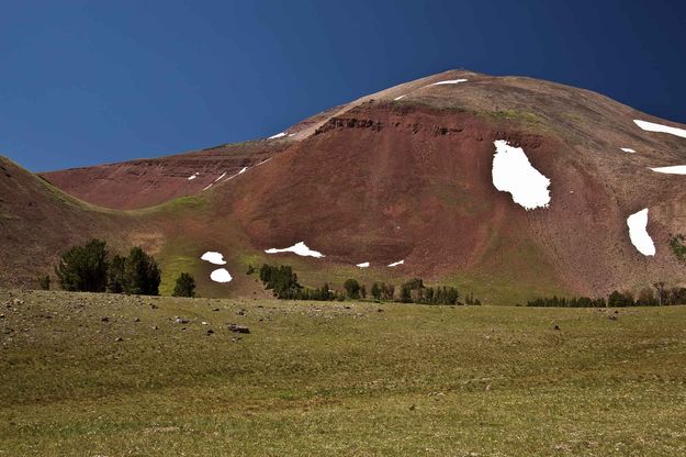 Wyoming Peak From Straight Creek Basin. Photo by Dave Bell.