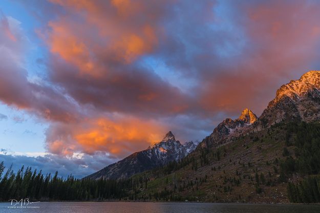 Teewinot Sunrise Color. Photo by Dave Bell.