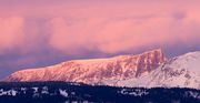 Alpenglow. Photo by Dave Bell.