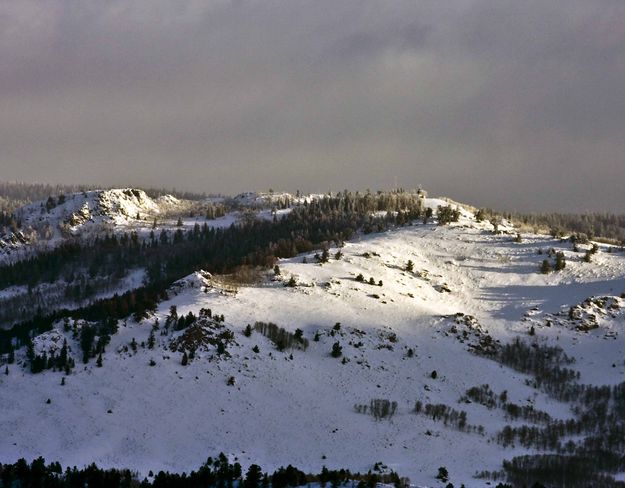 Morning Sun On Fortification Mountain. Photo by Dave Bell.