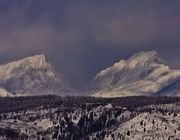 Angel Peak (L) and Pass. Photo by Dave Bell.