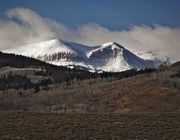 Wintry Wyoming Range Above Bondurant Valley. Photo by Dave Bell.