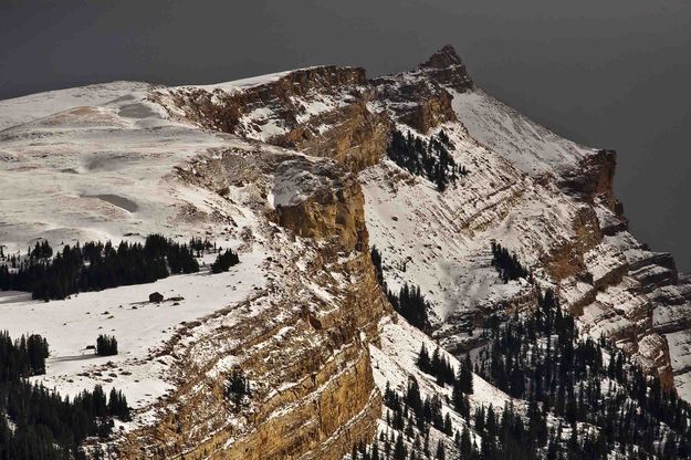 Snowy White Rock. Photo by Dave Bell.