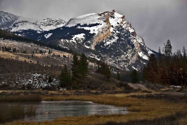 White Rock And Frozen Tarn. Photo by Dave Bell.