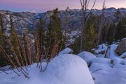 Sunrise Alpenglow. Photo by Dave Bell.