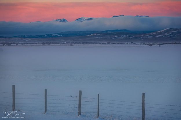 Sawtooth Fog Bank. Photo by Dave Bell.