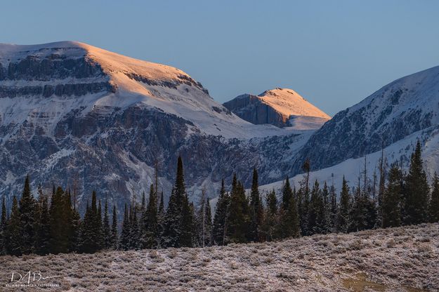 Doubletop--Front--Triangle Morning Light. Photo by Dave Bell.