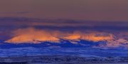 Morning Light On Mount McDougall. Photo by Dave Bell.