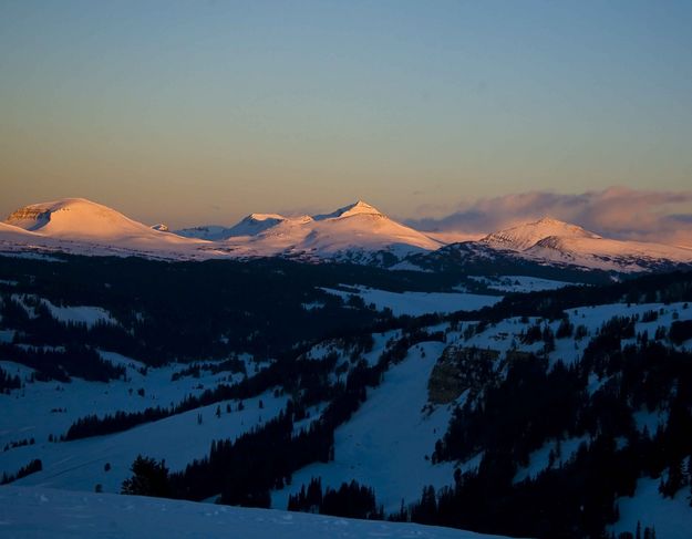 Sawtooths To Gros Ventre. Photo by Dave Bell.