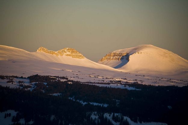 Eagle (L) and Hodges (R) Peak(s). Photo by Dave Bell.