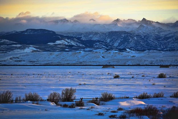 Ragged Sunrise Clouds. Photo by Dave Bell.