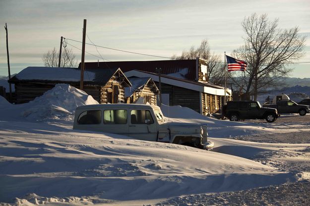 The Snowdrift That Swallowed Cora. Photo by Dave Bell.