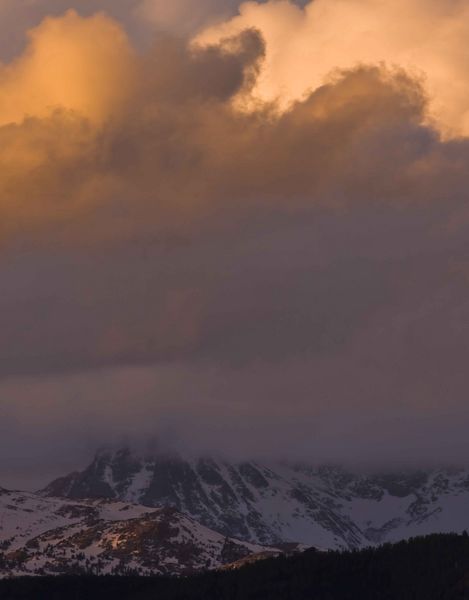 Sunlit Clouds. Photo by Dave Bell.