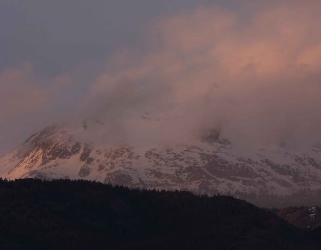 Pink Clouds At Sundown. Photo by Dave Bell.