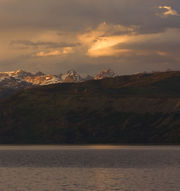 Soft Late Light On Peaks. Photo by Dave Bell.