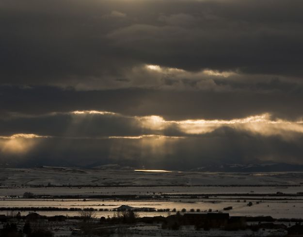 Sunset Over The Valley. Photo by Dave Bell.